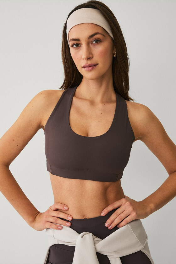 Sports-BH Bra Tank Top Back Core - Brun
