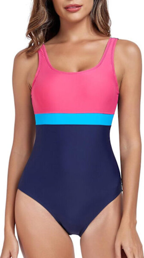 Eldel Badedrakt Magekontroll Svømmekostyme Retro Badetøy Polstrede Bade Drakter