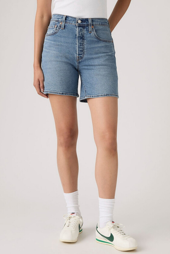 Jeans-shorts 501 Mid Thigh Short - Blå