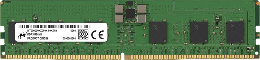 RDIMM DDR5 RAM - 96GB 6400MHz CL52 (24Gbit)