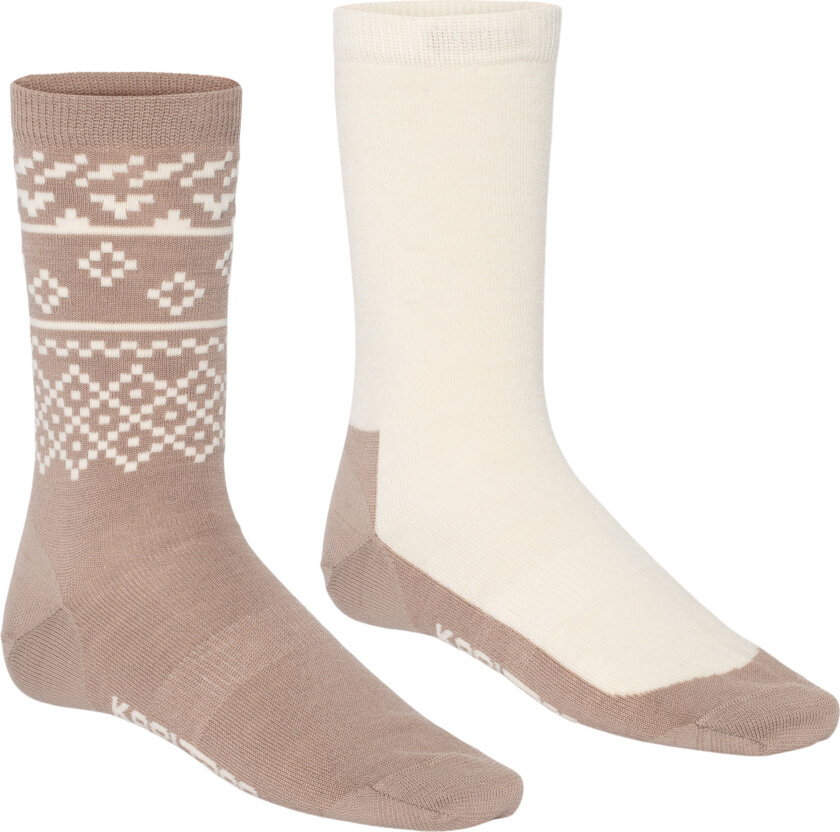 Women's Ragna Hiking Sock 2-pack Mocha
