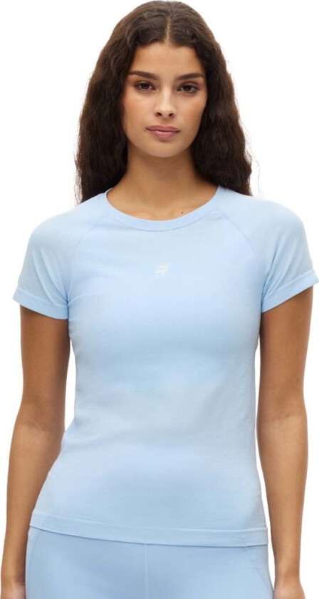 Women's Seamless Flex Tee Chambray Blue