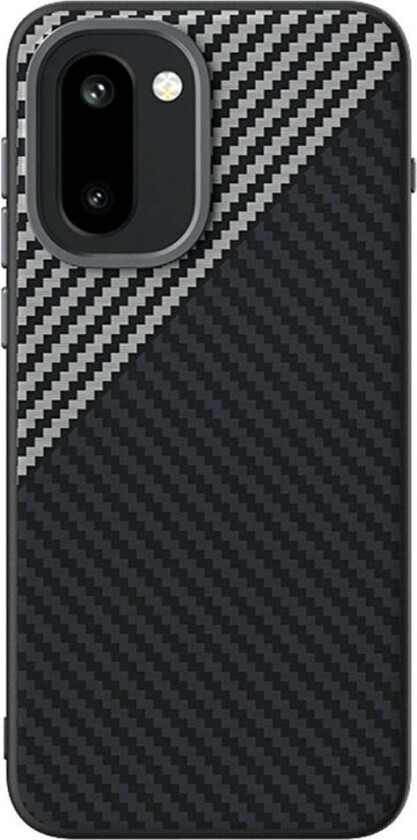 OnePlus 15R EIDERWOOD Magnetisk Carbon Deksel - MagSafe Kompatibel - Svart / Sølv