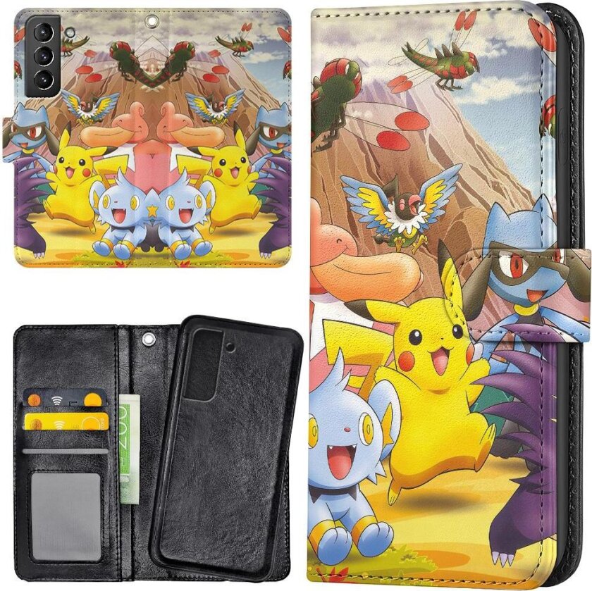 Samsung Galaxy S21 FE 5G - Lommebok Deksel Pokemon