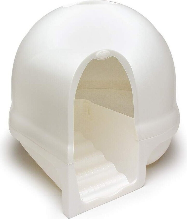 Booda Dome Cleanstep Kattetoalett (Hvitt)