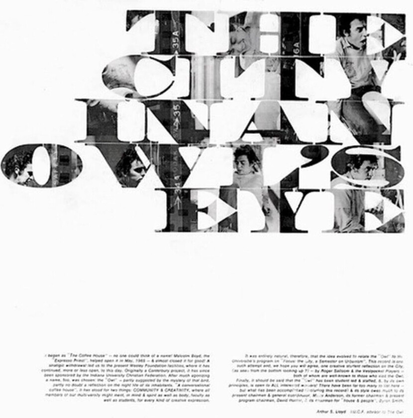 Roger & The Vest Pocket Players Salloom City In An Owl's Eye LP/Vinyl