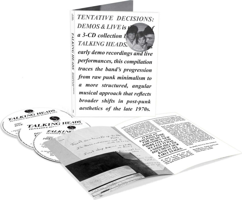 Talking Heads Tentative Decisions: Demos & Live CD