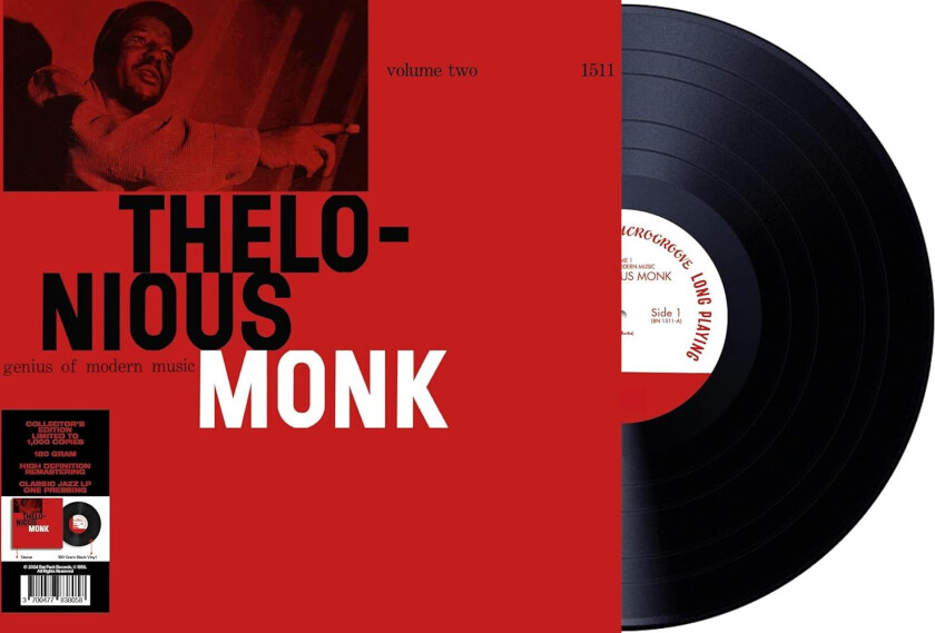 Thelonious Monk Genius Of Modern Music Volume 2 LP/Vinyl