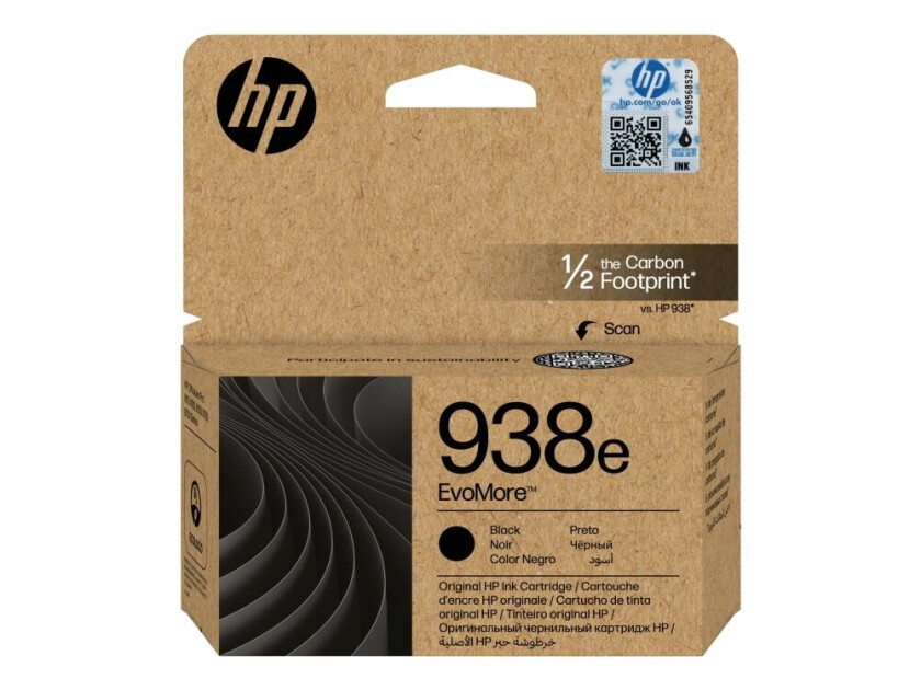 938e EvoMore - Svart - original - blekkpatron - for Officejet Pro 9110b