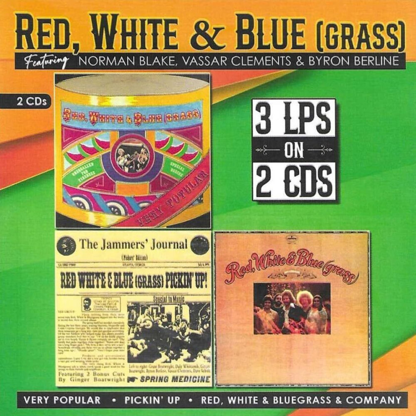 Norman Blake, Vassar Clements, Byron Berline Red White & Bluegrass CD