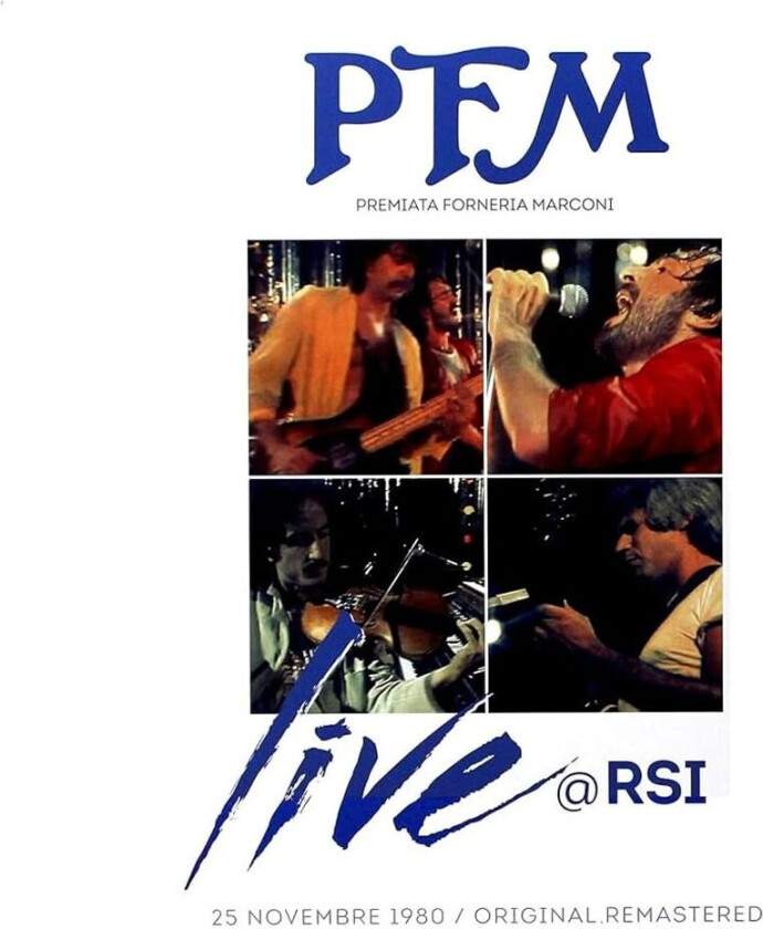 P.f.m. ( Premiata Forneria Marconi ) Pfm Live @ Rsi (1980) CD
