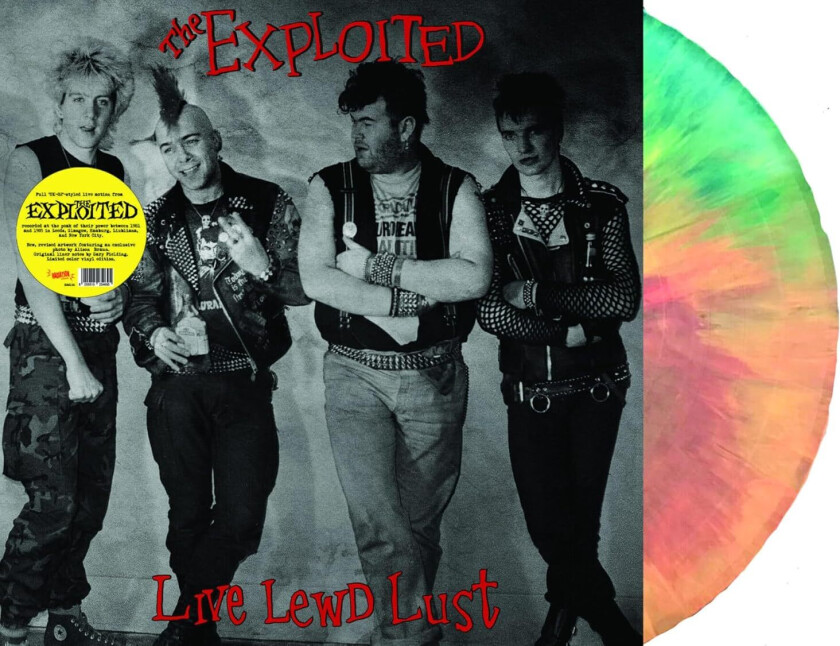 The Exploited Live Lewd Lust LP/Vinyl