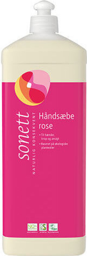 Håndsåpe, Rose - 1 Liter