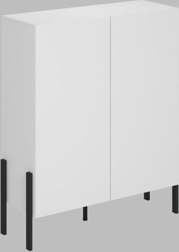 Kommode Jukon 2 dører - Hvit Supermatt
