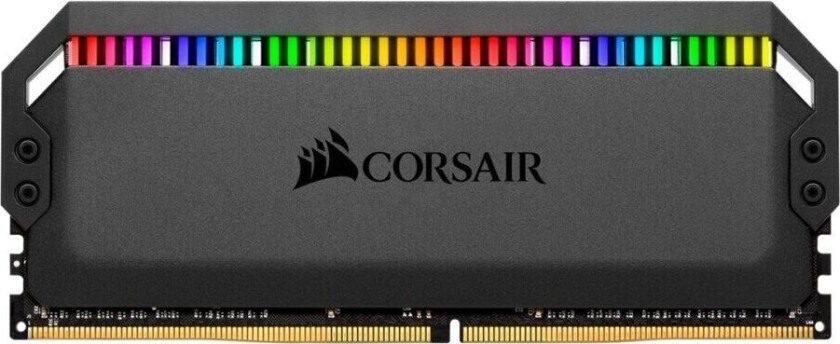 Corsair Dominator Platinum RGB - DDR4 - sett - 32 GB: 4 x 8 GB - DIMM 288-pin - 3200 MHz / PC4-25600 - CL16 - 1.35 V - ikke-bufret - ikke-ECC - svart