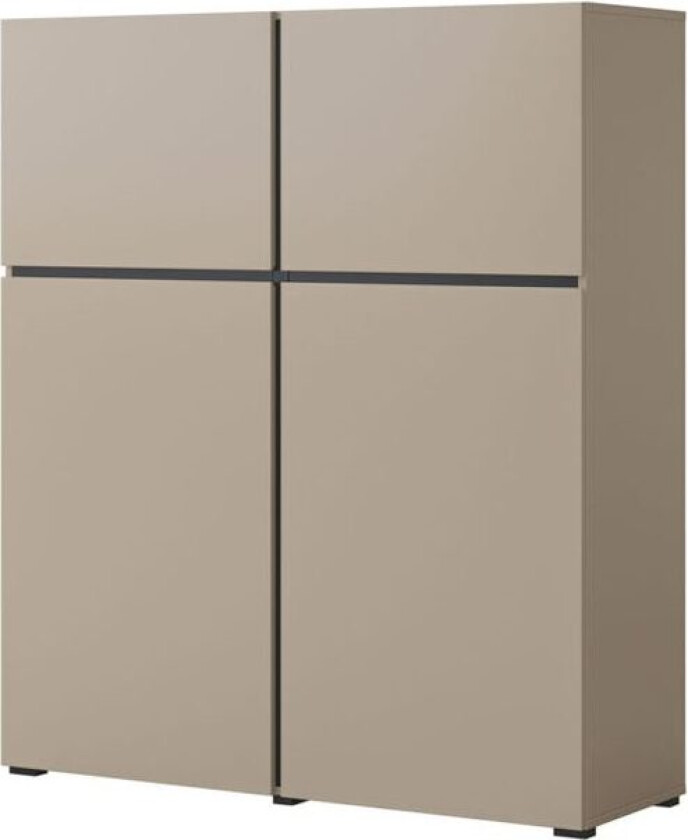 Skjenk Cross 4 Dører - Congo - Svart