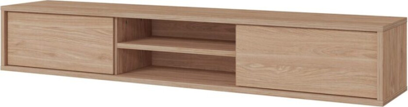 Flytende TV-stativ Frida 2 klaffer opp - Oljet Eik