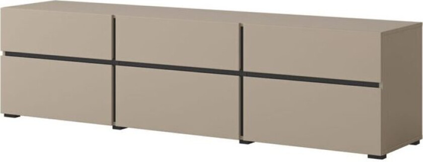 TV-enhet Kors 3 klaffer med 3 skuffer - Congo - Svart