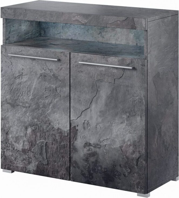 Skjenk India 2 dører - Skifer