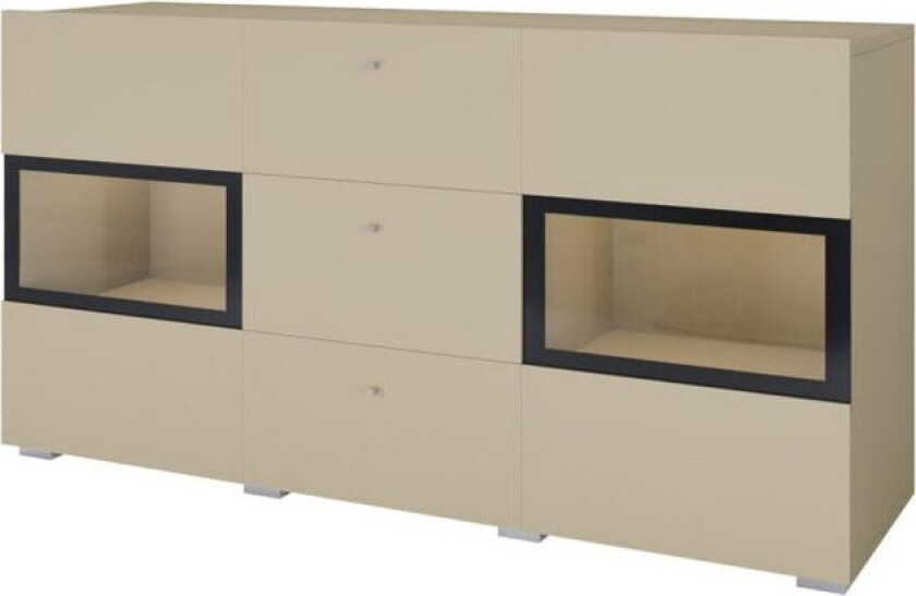 Skjenk Baros 2 Dører med 3 Skuffer - Lys beige