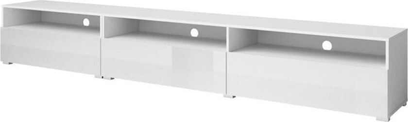 Vegghengt TV-enhet Baros 3 Nedfellbar Dør - Hvit Laminat