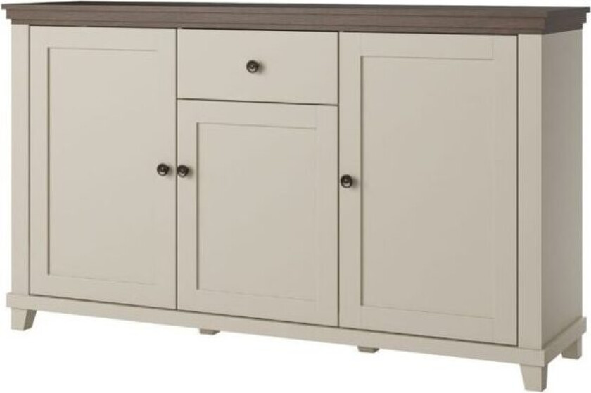 Skjenk Evora 3 dører 1 skuff - Lys Beige