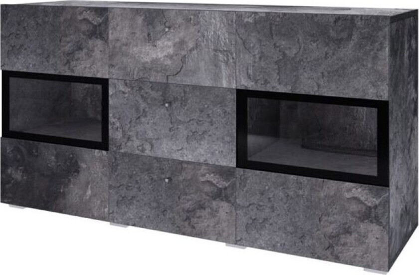 Skjenk Baros 2 Dører med 3 Skuffer - Skifer