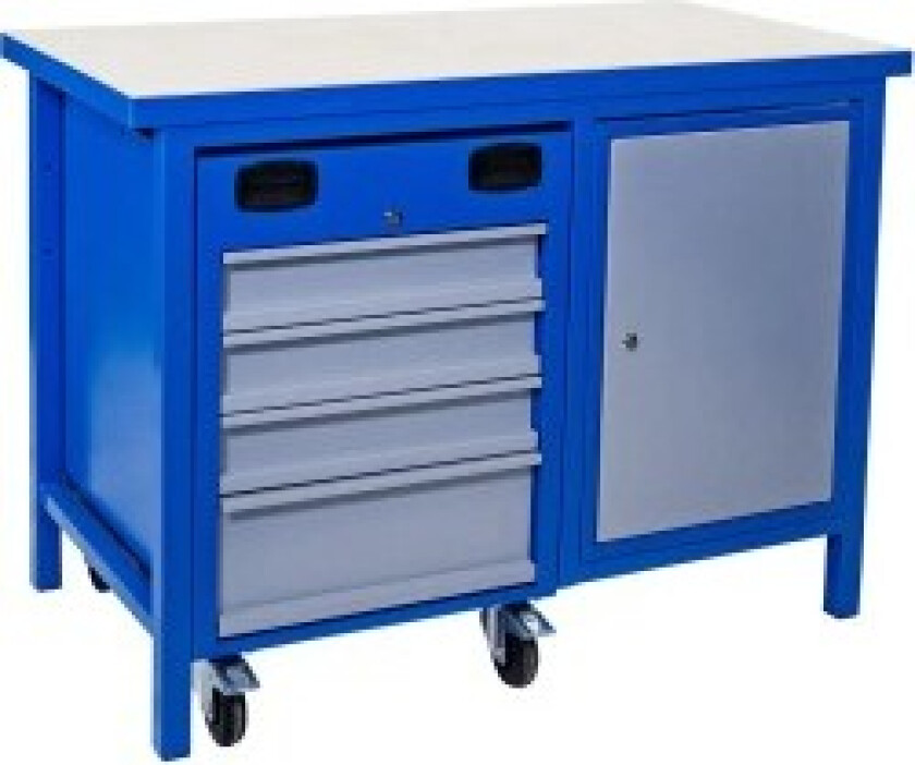 Pro Line arbeidsbenk 1200 SLT MULTI m/ uttrekkbar verkstedvogn