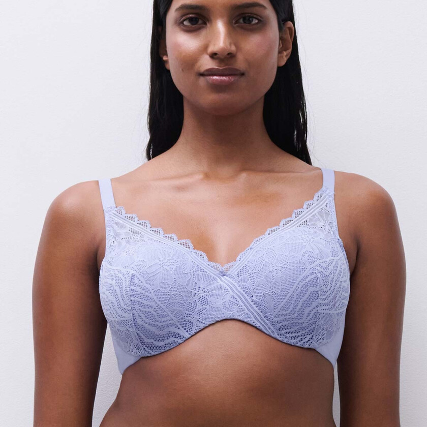 EasyFeel Floral Touch BH med bøyle, lilla, Størrelse: 75C, Kvinner