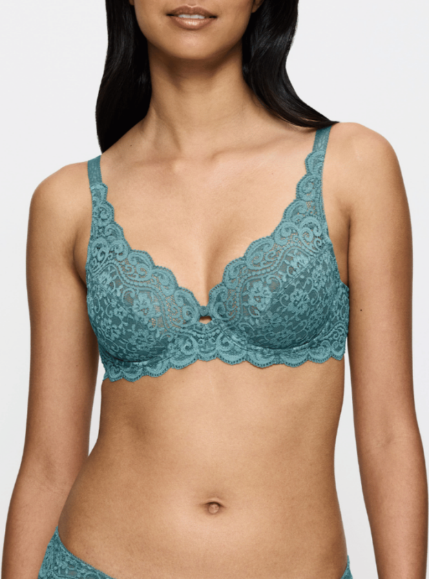 Amourette W BH med bøyle, turkis, Størrelse: 75D, Kvinner