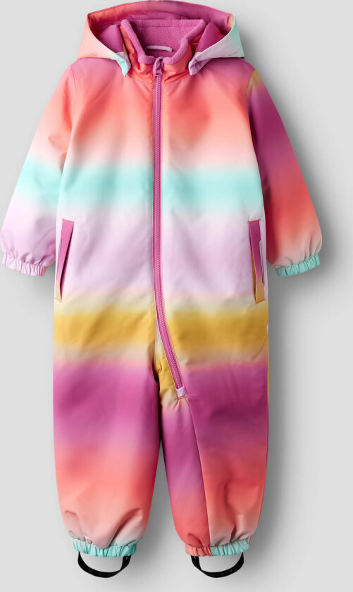 Nmfpsnow10 Suit Aop Flow Fo - Pink - 104