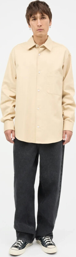 Cotton Twill Storm Shirt - Beige - XXL