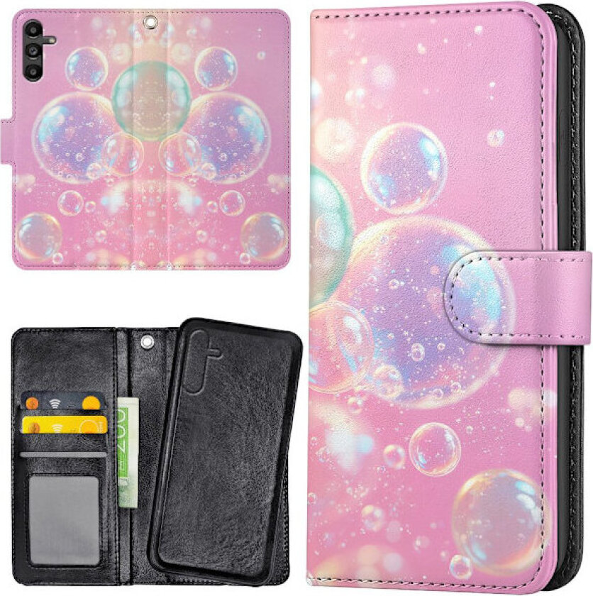 Samsung Galaxy A17 5G - Lommebok Deksel Bubbles