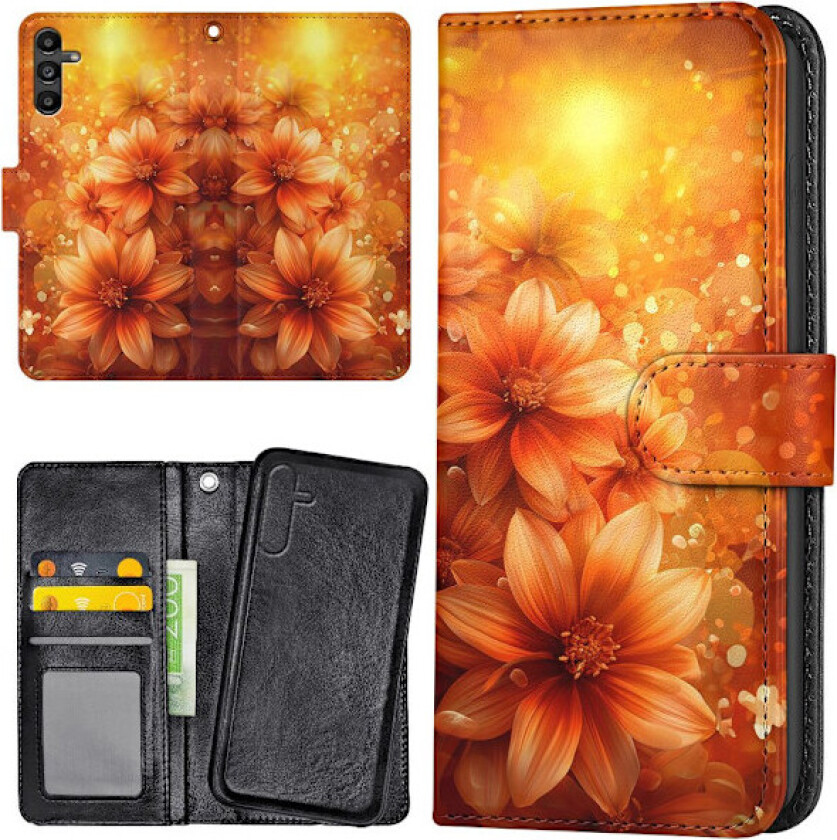 Samsung Galaxy S25 FE - Lommebok Deksel Flowers