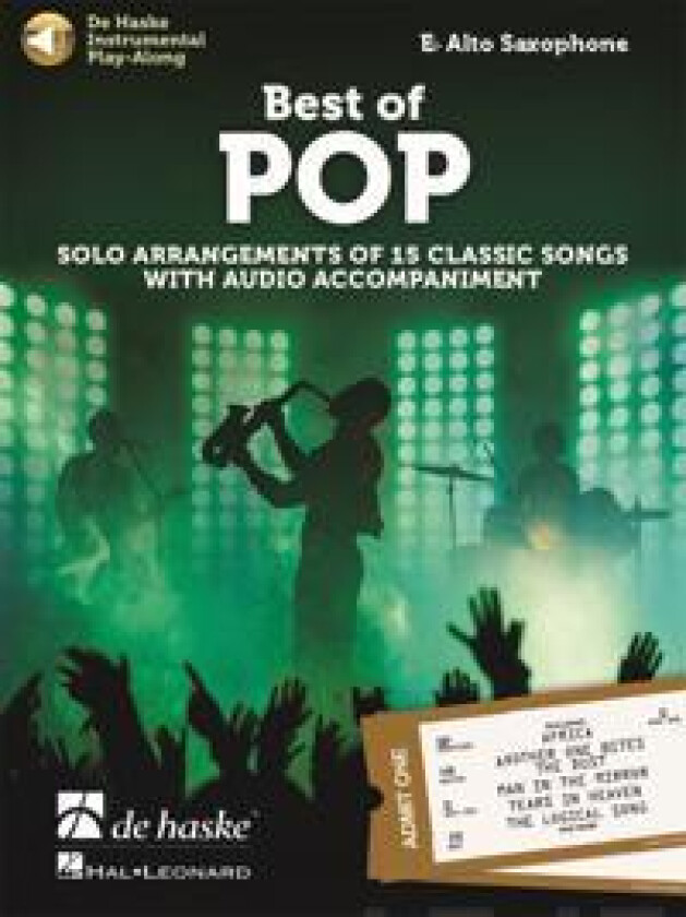 Best of Pop - Alto Saxophone - Solo Arrangements of 15 Classic Songs with Audio Accompaniment