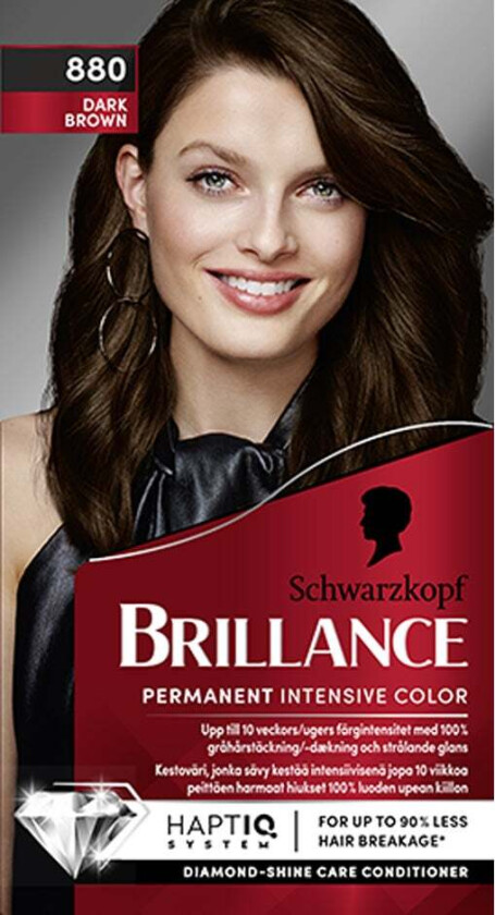 Schwarzkopf Brillance Intensive Color Creme 880 Dark Brown