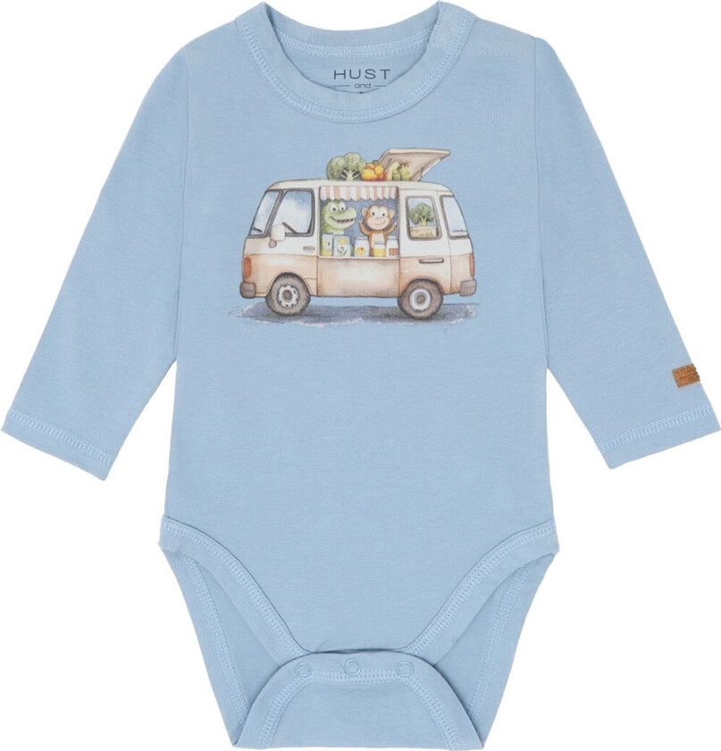 Body I/e - HCBilly - Light Blue - - 1½ år (86) - Langermet Body