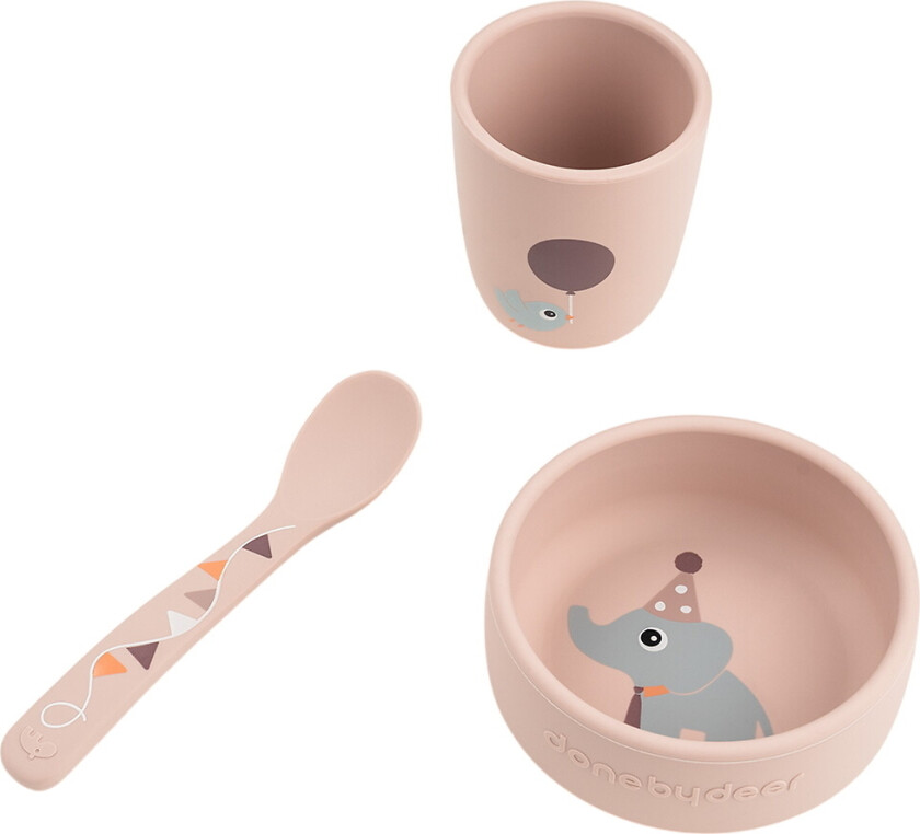 Spisesett - Stick & Stay - Celebration - Pulver - - OneSize - Spisesett