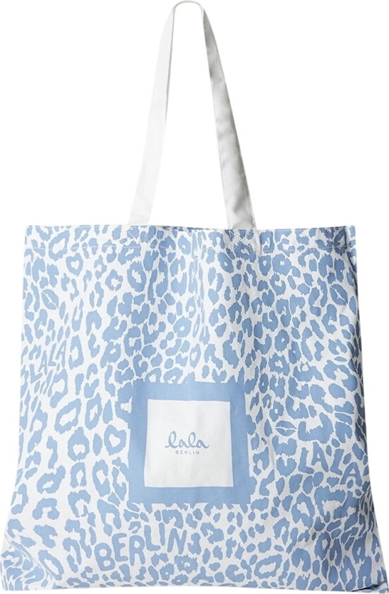 Shopper - Maja - Light Blue Leo - - OneSize - Veske