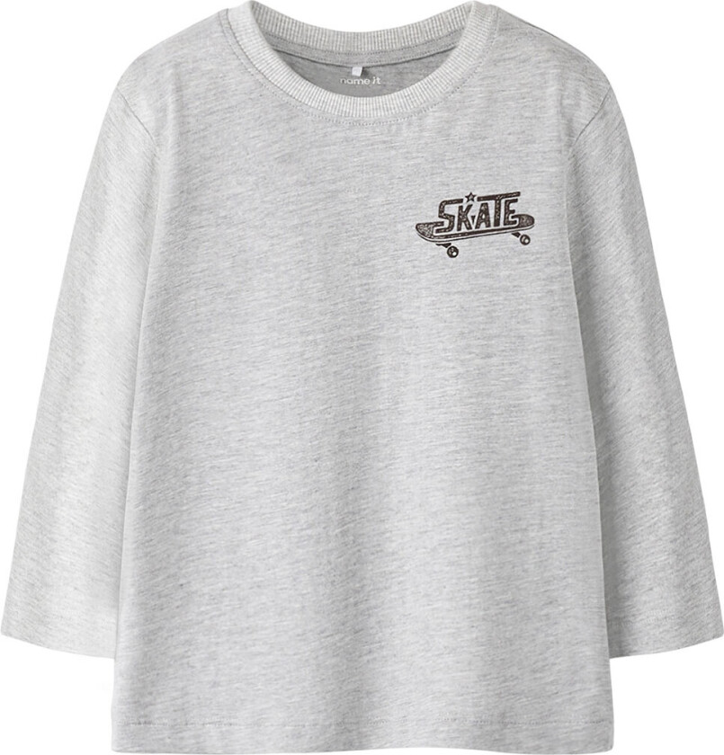 Genser - NmmBertram - Light Grey Melange - - 5 år (110) - Genser