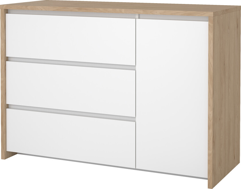 TVILUM Next skjenk med 1 dør og 3 skuffer