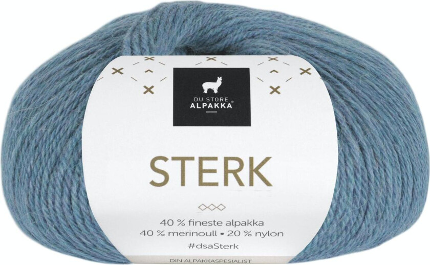 Sterk Garn 876 Lys denim melert
