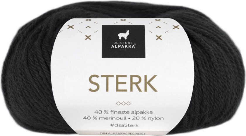 Sterk Garn 809 Svart