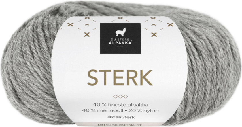 Sterk Garn 822 Lys grå