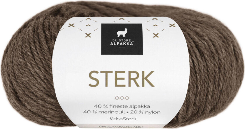 Sterk Garn 824 Mellombrun