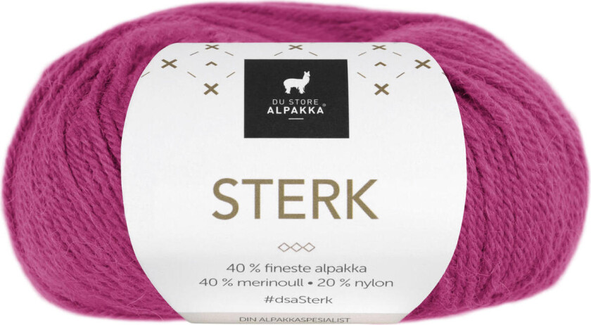 Sterk Garn 825 Rosarød