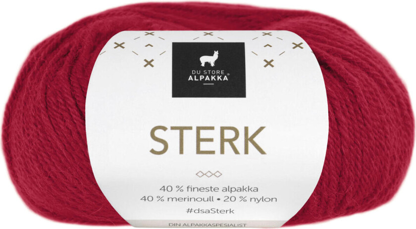 Sterk Garn 828 Rød