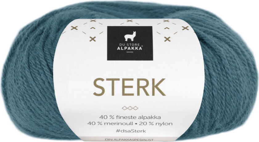 Sterk Garn 857 Mørk Sjøgrønn