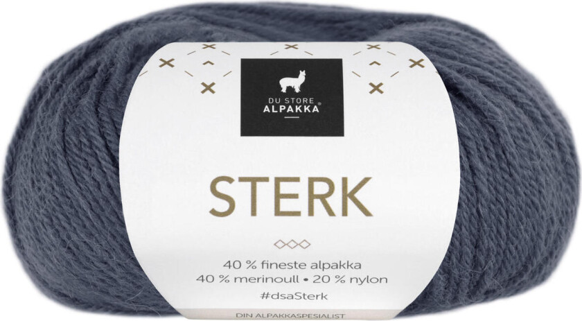 Sterk Garn 861 Mørk Gråblå