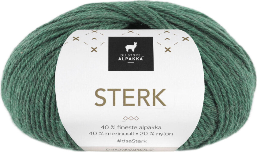 Sterk Garn 888 Grønn Melert
